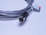 M12 Locking 8-pin Single Ended Cable (15ft)