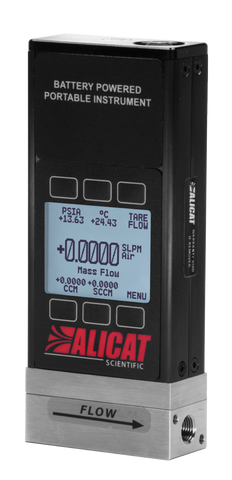 Alicat Portable Mass Flow Meter - Standard Configuration