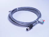 M12 Locking 8-pin Single Ended Cable (15ft)