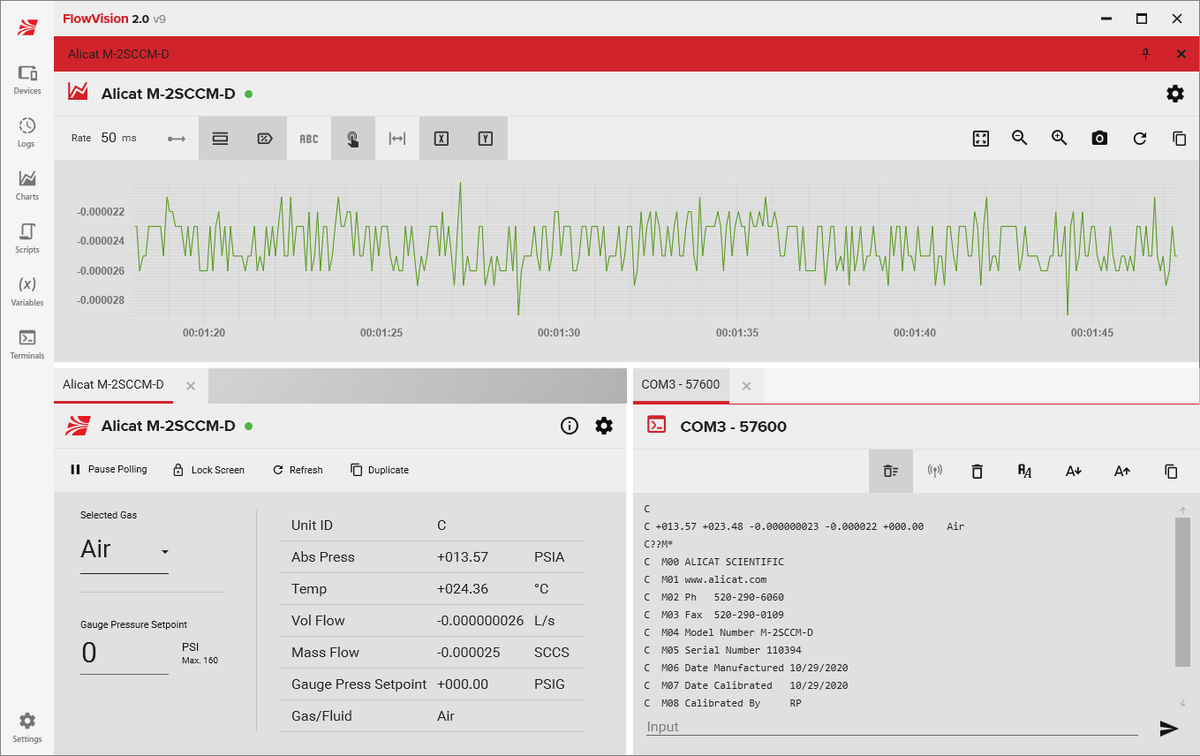 FlowVision Software – Alicat Scientific